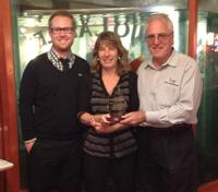 From Left to right: John Hall, Aqueous’ National Sales Manager, Pam and Larry Aderman